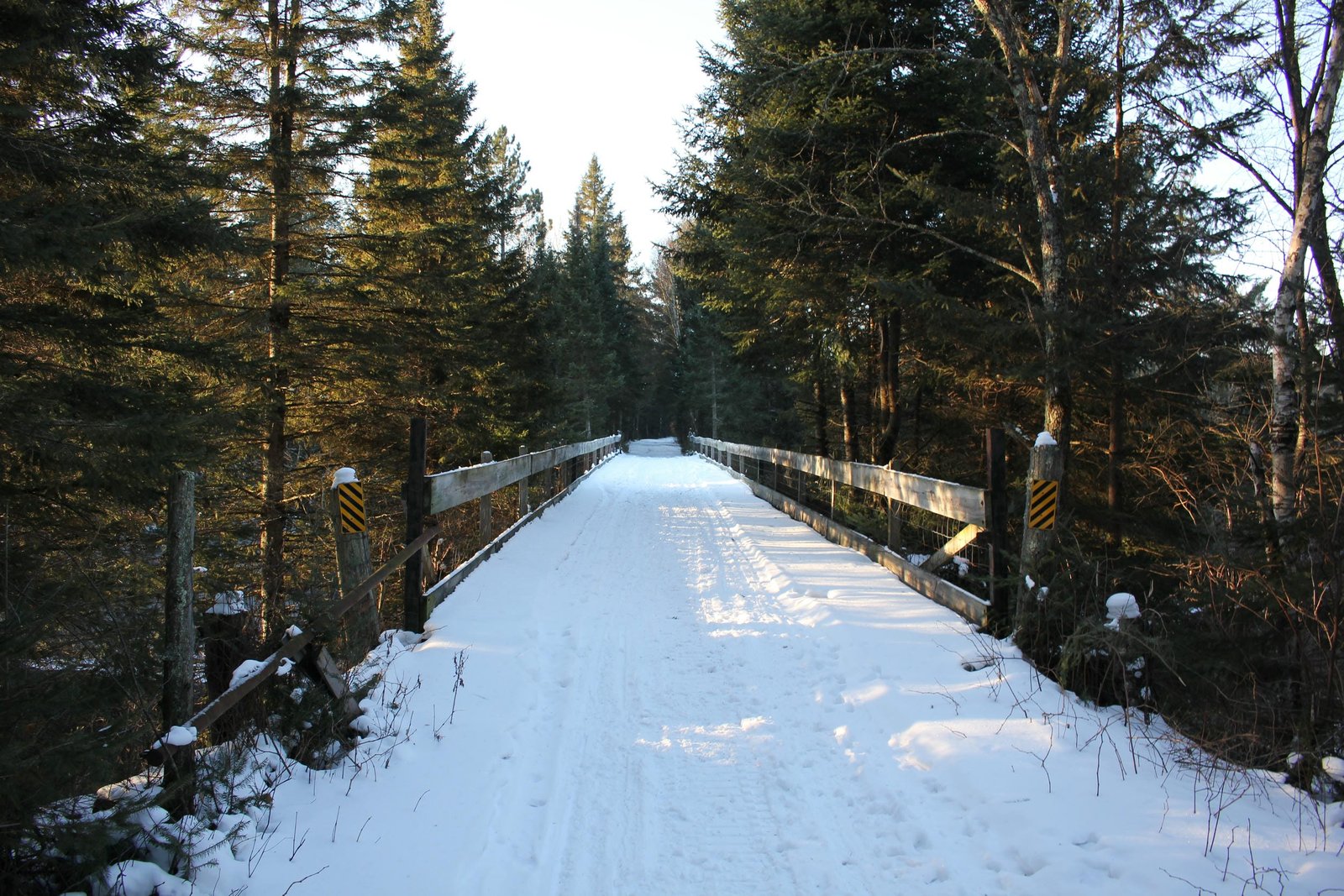 Looking south